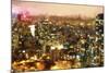 Night Mood of Manhattan-Philippe Hugonnard-Mounted Giclee Print