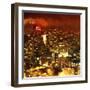 Night Mood of Midtown New York-Philippe Hugonnard-Framed Giclee Print