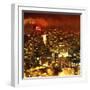 Night Mood of Midtown New York-Philippe Hugonnard-Framed Giclee Print