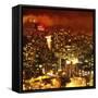 Night Mood of Midtown New York-Philippe Hugonnard-Framed Stretched Canvas
