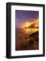 Night Moves at Golden Gate, San Francisco Bay, Bridge and Fog-Vincent James-Framed Photographic Print