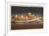 Night, Municipal Airport, Kansas City, Missouri-null-Framed Art Print