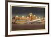 Night, Municipal Airport, Kansas City, Missouri-null-Framed Art Print