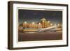 Night, Municipal Airport, Kansas City, Missouri-null-Framed Art Print