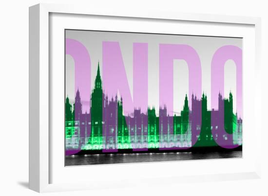 Night Neon London-Gail Peck-Framed Photographic Print