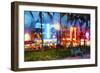 Night Ocean Drive II - In the Style of Oil Painting-Philippe Hugonnard-Framed Giclee Print