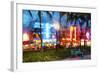 Night Ocean Drive II - In the Style of Oil Painting-Philippe Hugonnard-Framed Giclee Print