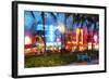 Night Ocean Drive II - In the Style of Oil Painting-Philippe Hugonnard-Framed Giclee Print