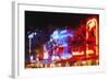 Night Ocean Drive III - In the Style of Oil Painting-Philippe Hugonnard-Framed Giclee Print