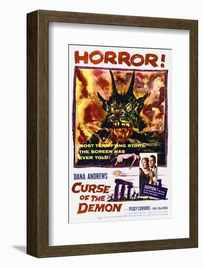 Night of the Demon - Movie Poster Reproduction-null-Framed Photo