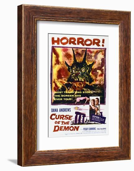 Night of the Demon - Movie Poster Reproduction-null-Framed Photo