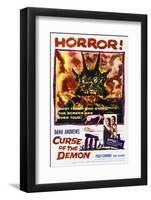 Night of the Demon - Movie Poster Reproduction-null-Framed Photo