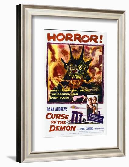 Night of the Demon - Movie Poster Reproduction-null-Framed Photo