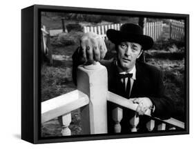 Night of the Hunter, Robert Mitchum, 1955-null-Framed Stretched Canvas