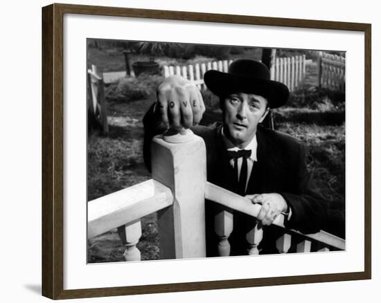 Night of the Hunter, Robert Mitchum, 1955-null-Framed Photo