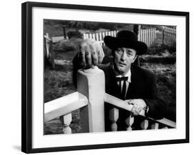 Night of the Hunter, Robert Mitchum, 1955-null-Framed Photo