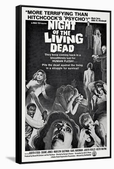 Night of the Living Dead, 1968-null-Framed Stretched Canvas