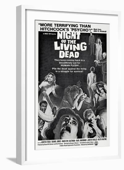 Night of the Living Dead, 1968-null-Framed Art Print