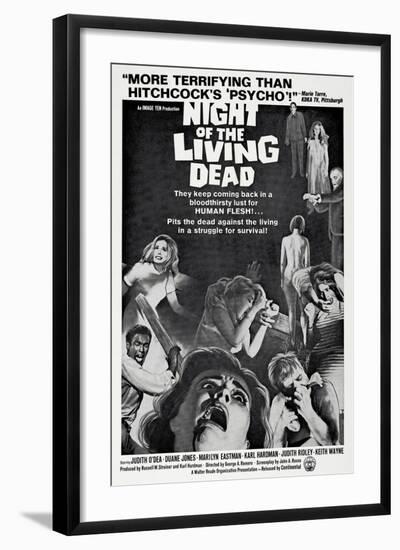 Night of the Living Dead, 1968-null-Framed Art Print