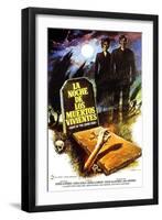 Night of the Living Dead, (aka La Noche De Los Muertos Vivientes), Spanish Poster Art, 1968-null-Framed Art Print