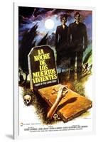 Night of the Living Dead, (aka La Noche De Los Muertos Vivientes), Spanish Poster Art, 1968-null-Framed Art Print