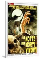 Night of the Living Dead, (aka La Notte Dei Morti Viventi), Italian Poster Art, 1968-null-Framed Art Print