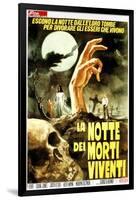 Night of the Living Dead, (aka La Notte Dei Morti Viventi), Italian Poster Art, 1968-null-Framed Art Print