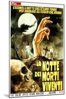 Night of the Living Dead, (aka La Notte Dei Morti Viventi), Italian Poster Art, 1968-null-Mounted Art Print