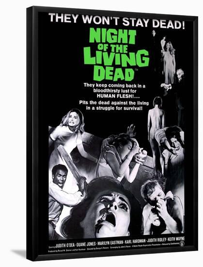 Night of the Living Dead Movie Poster-null-Framed Poster