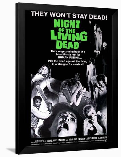 Night of the Living Dead Movie Poster-null-Framed Poster