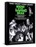 Night of the Living Dead Movie Poster-null-Framed Stretched Canvas