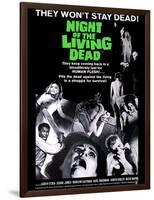 Night of the Living Dead Movie Poster-null-Framed Premium Giclee Print