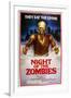 Night of the Zombies, (AKA Virus, AKA Hell of the Living Dead), 1980-null-Framed Photo