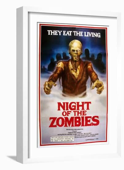 Night of the Zombies, (AKA Virus, AKA Hell of the Living Dead), 1980-null-Framed Photo