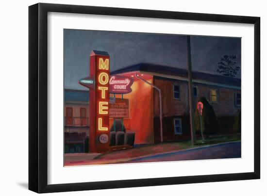 Night on Broadway, 2003-David Arsenault-Framed Giclee Print