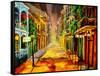 Night on Royal Street-Diane Millsap-Framed Stretched Canvas