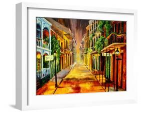 Night on Royal Street-Diane Millsap-Framed Art Print