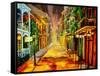 Night on Royal Street-Diane Millsap-Framed Stretched Canvas