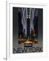 Night Out New York-Big Island Studios-Framed Art Print