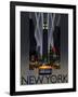 Night Out New York-Big Island Studios-Framed Art Print