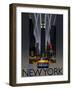 Night Out New York-Big Island Studios-Framed Art Print