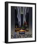 Night Out New York-Big Island Studios-Framed Art Print