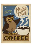 Night Owl Blend Coffee-Anderson Design Group-Framed Print Mount