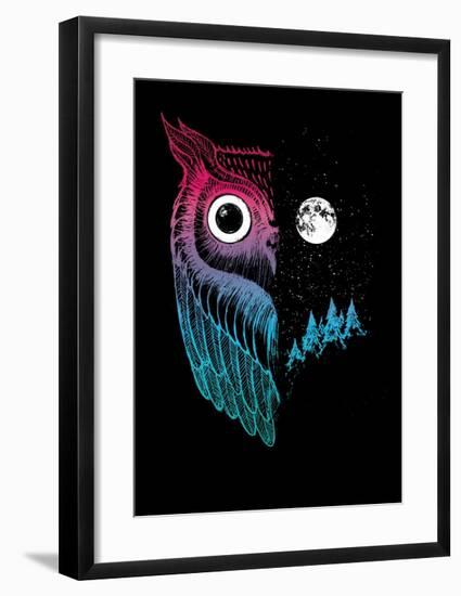 Night Owl-Michael Buxton-Framed Art Print