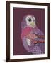 Night Owl-Drawpaint Illustration-Framed Giclee Print