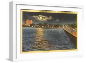 Night, Panama City, Florida-null-Framed Art Print