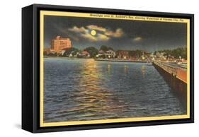 Night, Panama City, Florida-null-Framed Stretched Canvas