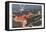 Night Panorama of Chicago World Fair-null-Framed Stretched Canvas