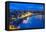 Night Panorama of Kiev-connect1-Framed Stretched Canvas