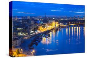 Night Panorama of Kiev-connect1-Stretched Canvas